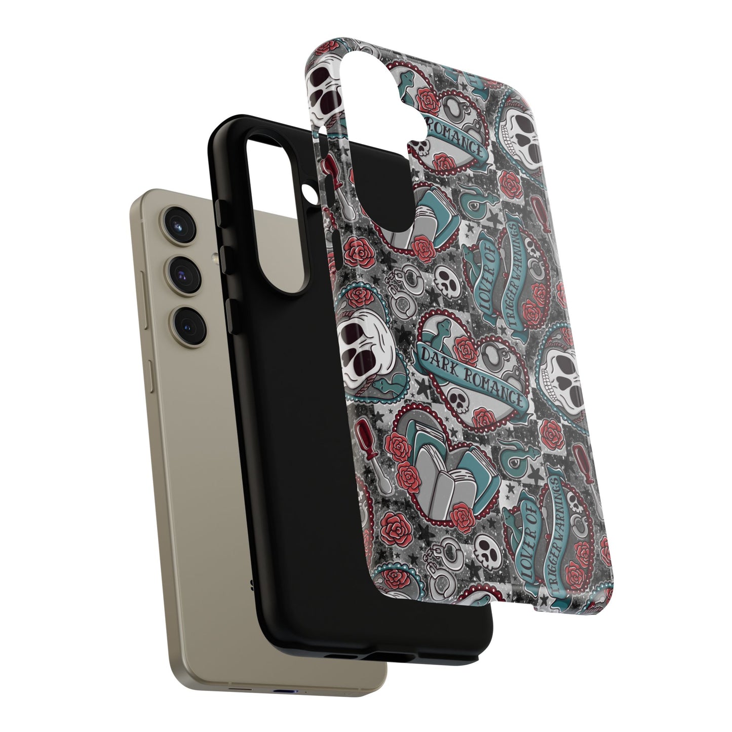 Dark Romance Tough Phone Case | Shockproof | Samsung Case | Google Case | Bookish