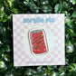 Cherry Soda Acrylic Pin