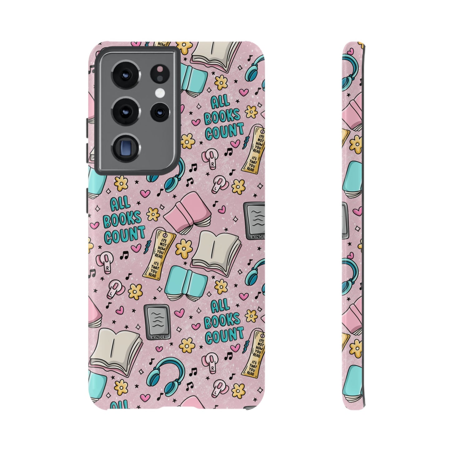 All Books Count Tough Phone Case | Shockproof | Samsung Case | Google Case | Bookish