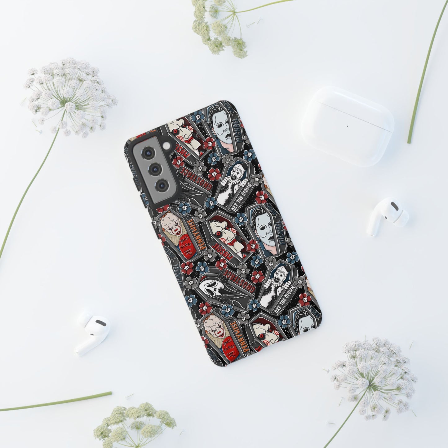 Serial Killers Tough Phone Case | Shockproof | Samsung Case | Google Case | Bookish