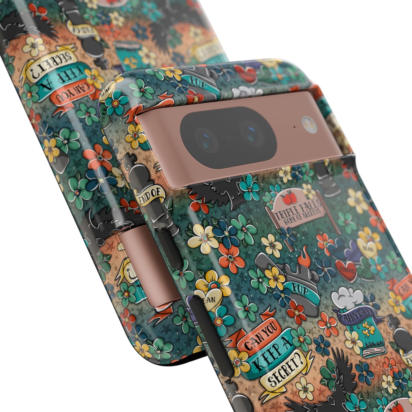 Triple Falls Tough Phone Case | Shockproof | Samsung Case | Google Case | Bookish