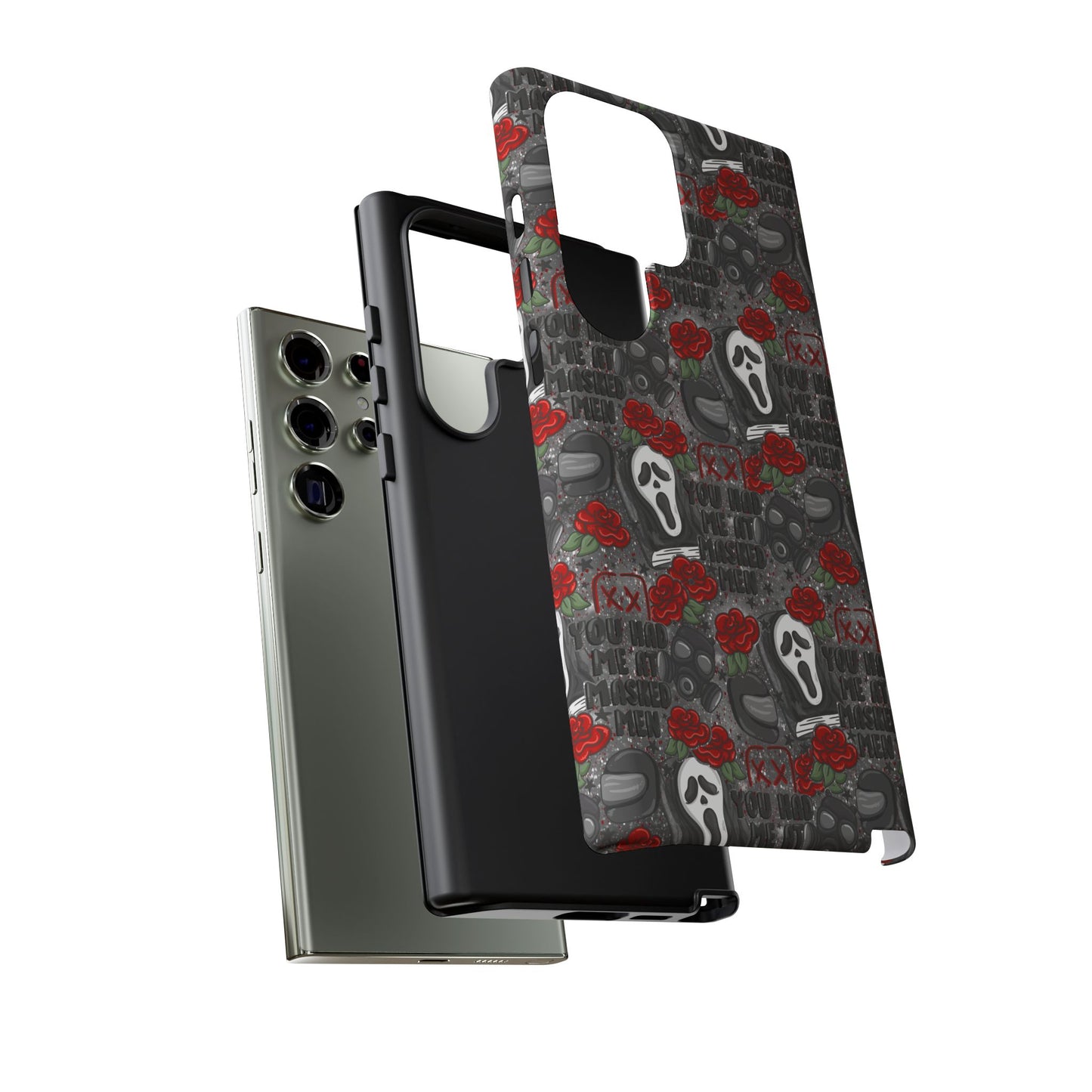 Masked Men Tough Phone Case | Shockproof | Samsung Case | Google Case | Bookish