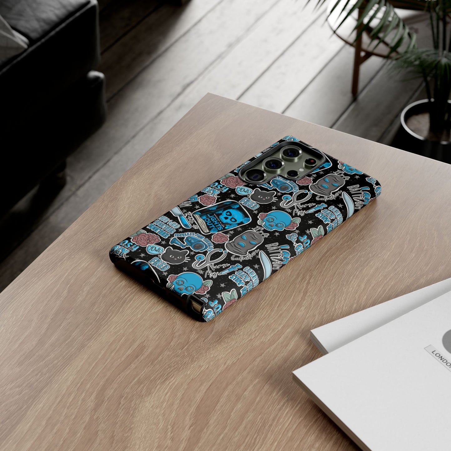 Lights Out Tough Phone Case | Shockproof | Samsung Case | Google Case | Bookish