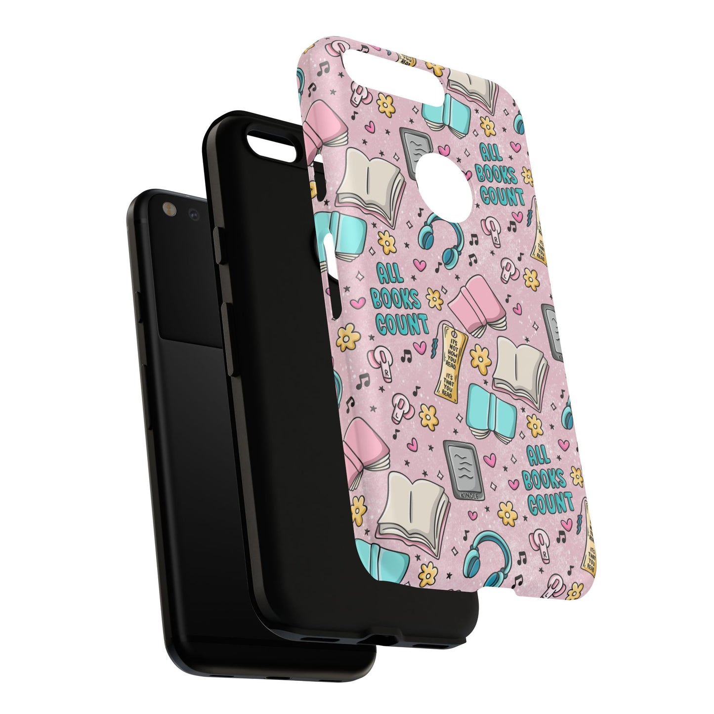 All Books Count Tough Phone Case | Shockproof | Samsung Case | Google Case | Bookish