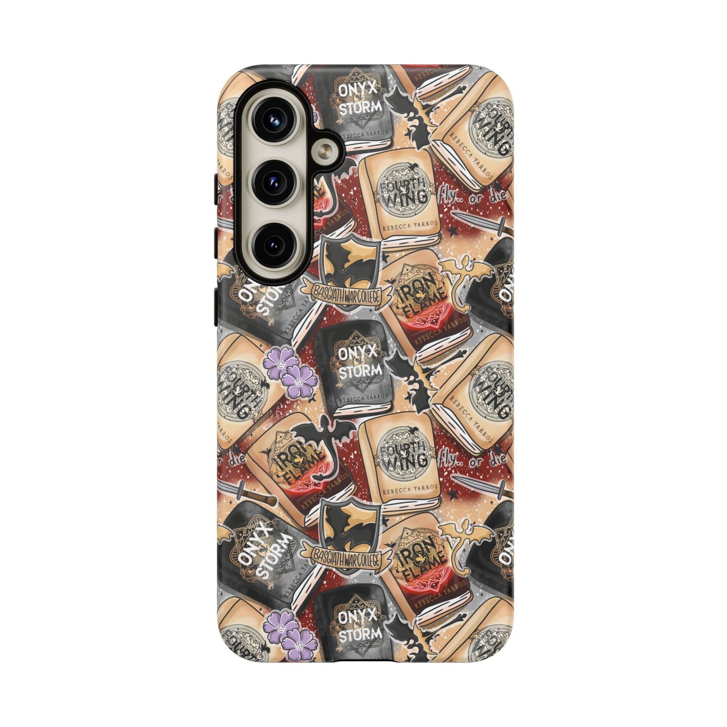 Fourth Wing Tough Phone Case | Shockproof | Samsung Case | Google Case | Bookish