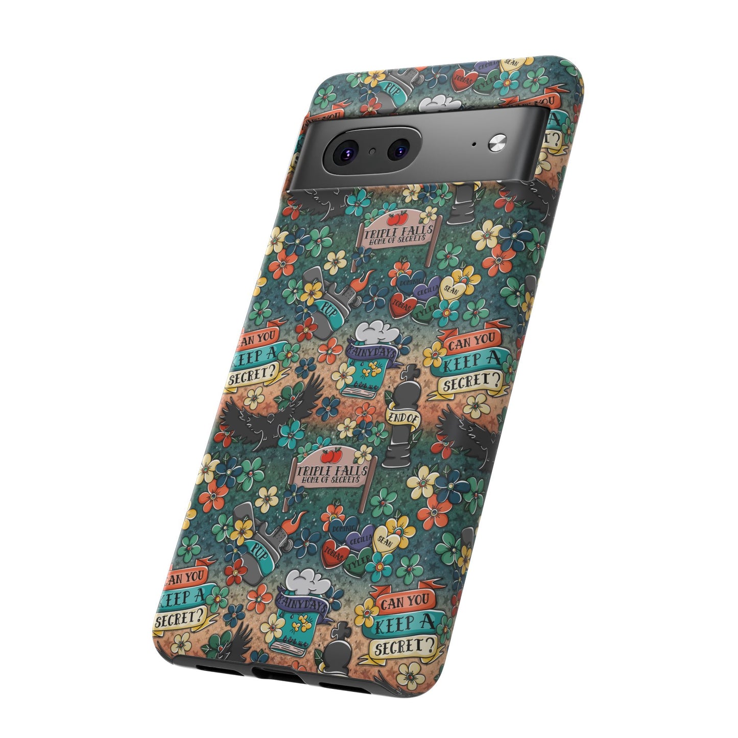 Triple Falls Tough Phone Case | Shockproof | Samsung Case | Google Case | Bookish