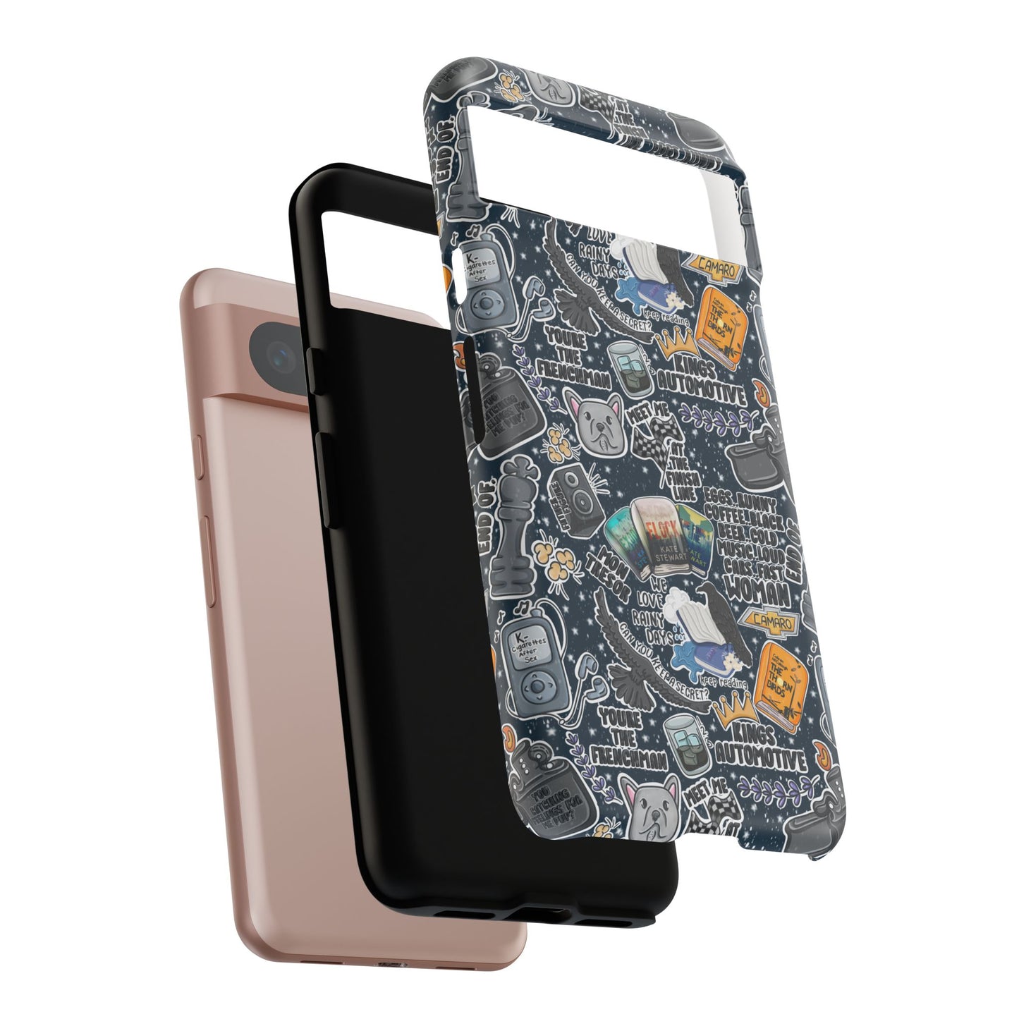 Triple Falls Tough Phone Case | Shockproof | Samsung Case | Google Case | Bookish