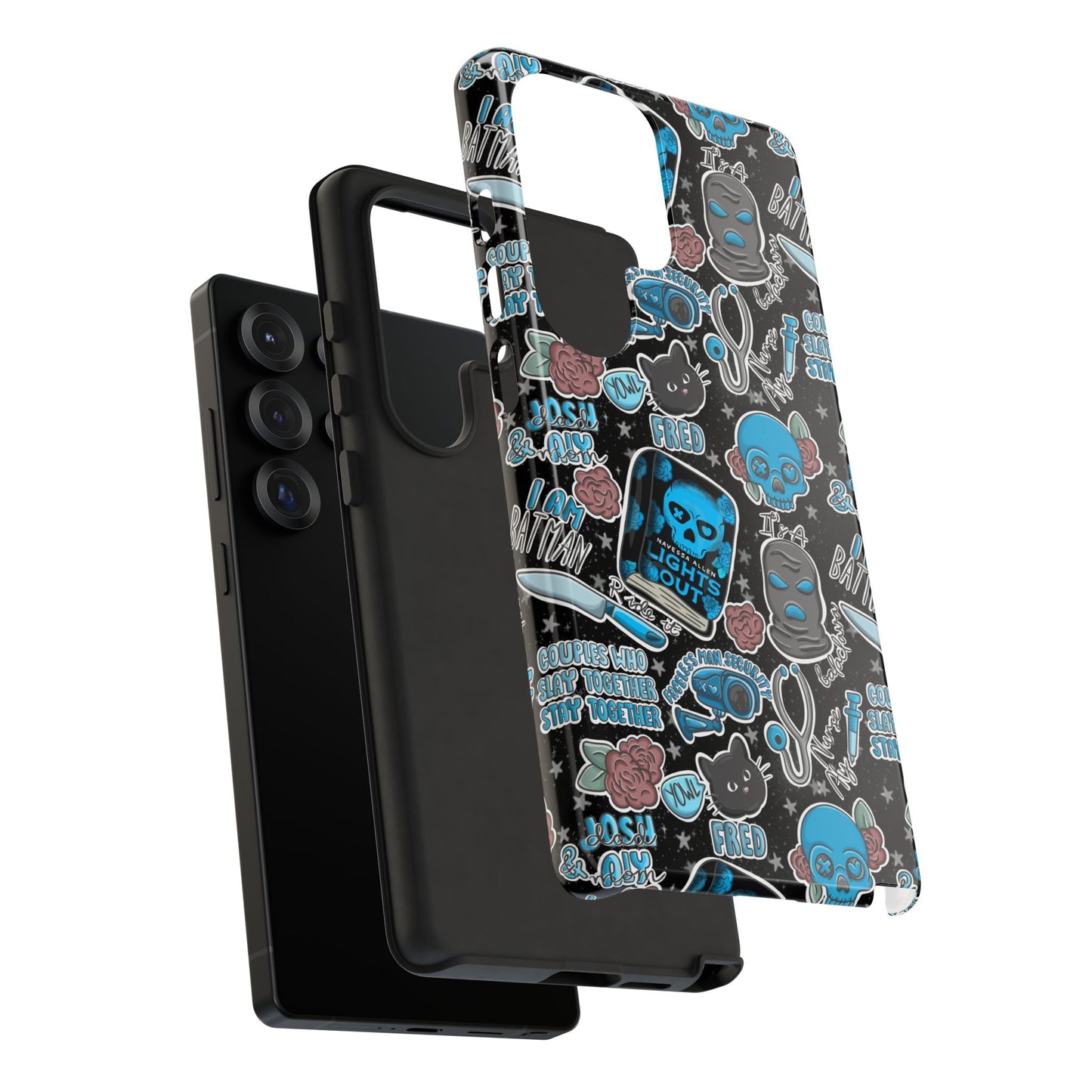Lights Out Tough Phone Case | Shockproof | Samsung Case | Google Case | Bookish