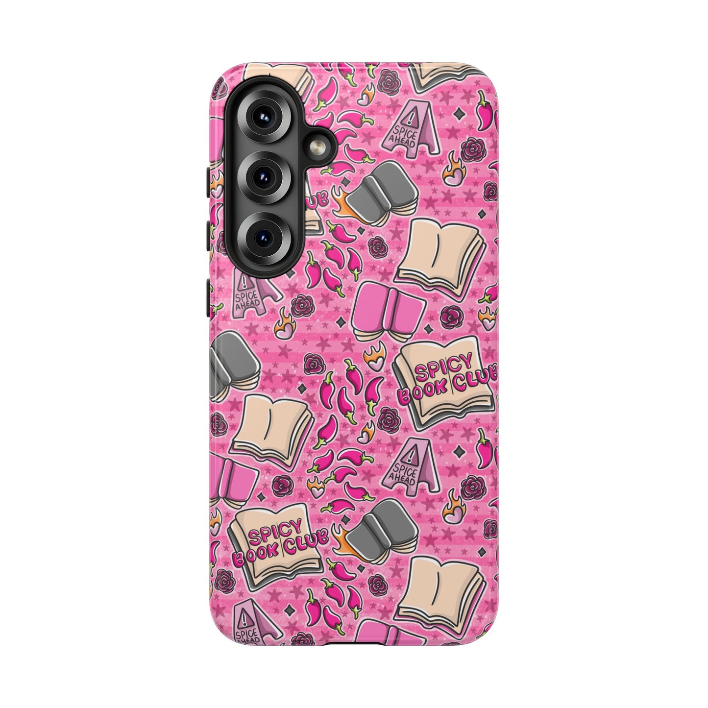Spicy Book Club Tough Phone Case | Shockproof | Samsung Case | Google Case | Bookish