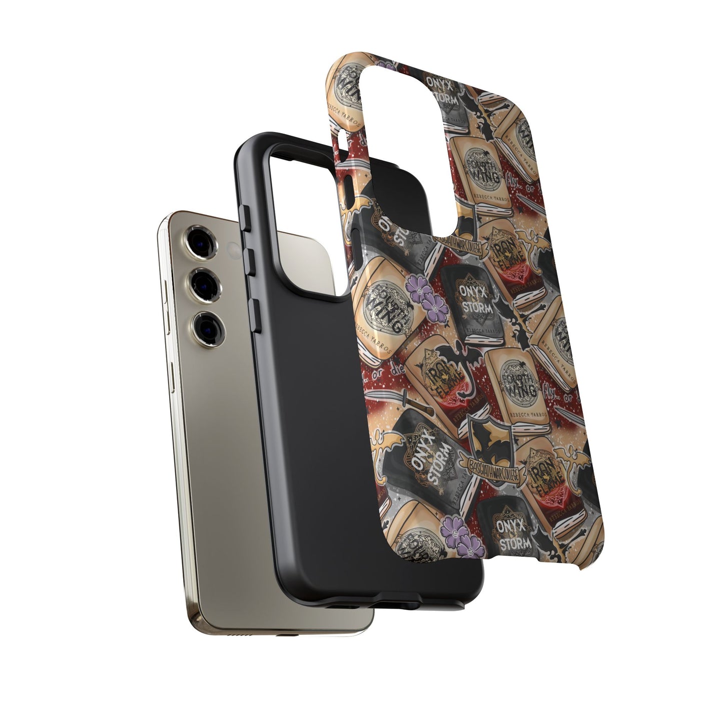 Fourth Wing Tough Phone Case | Shockproof | Samsung Case | Google Case | Bookish