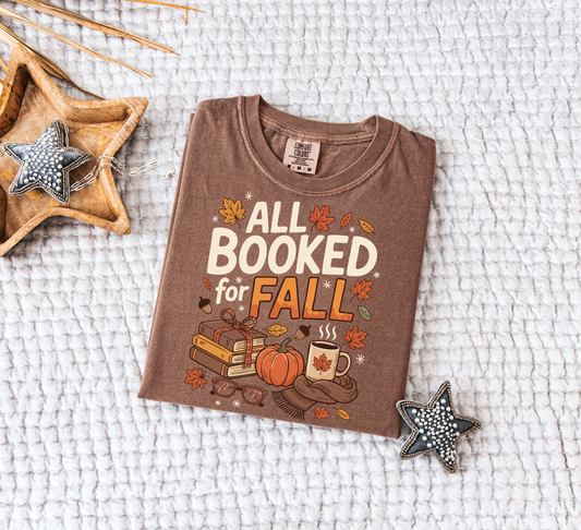 All Booked For Fall Comfort Colors T-Shirt