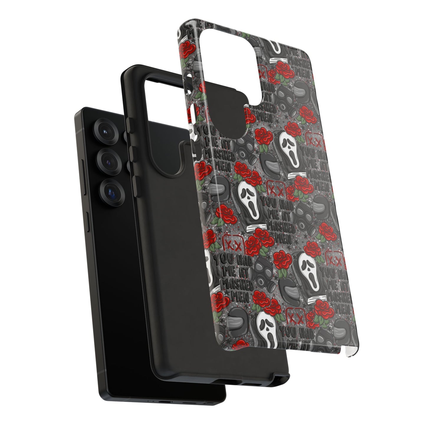 Masked Men Tough Phone Case | Shockproof | Samsung Case | Google Case | Bookish