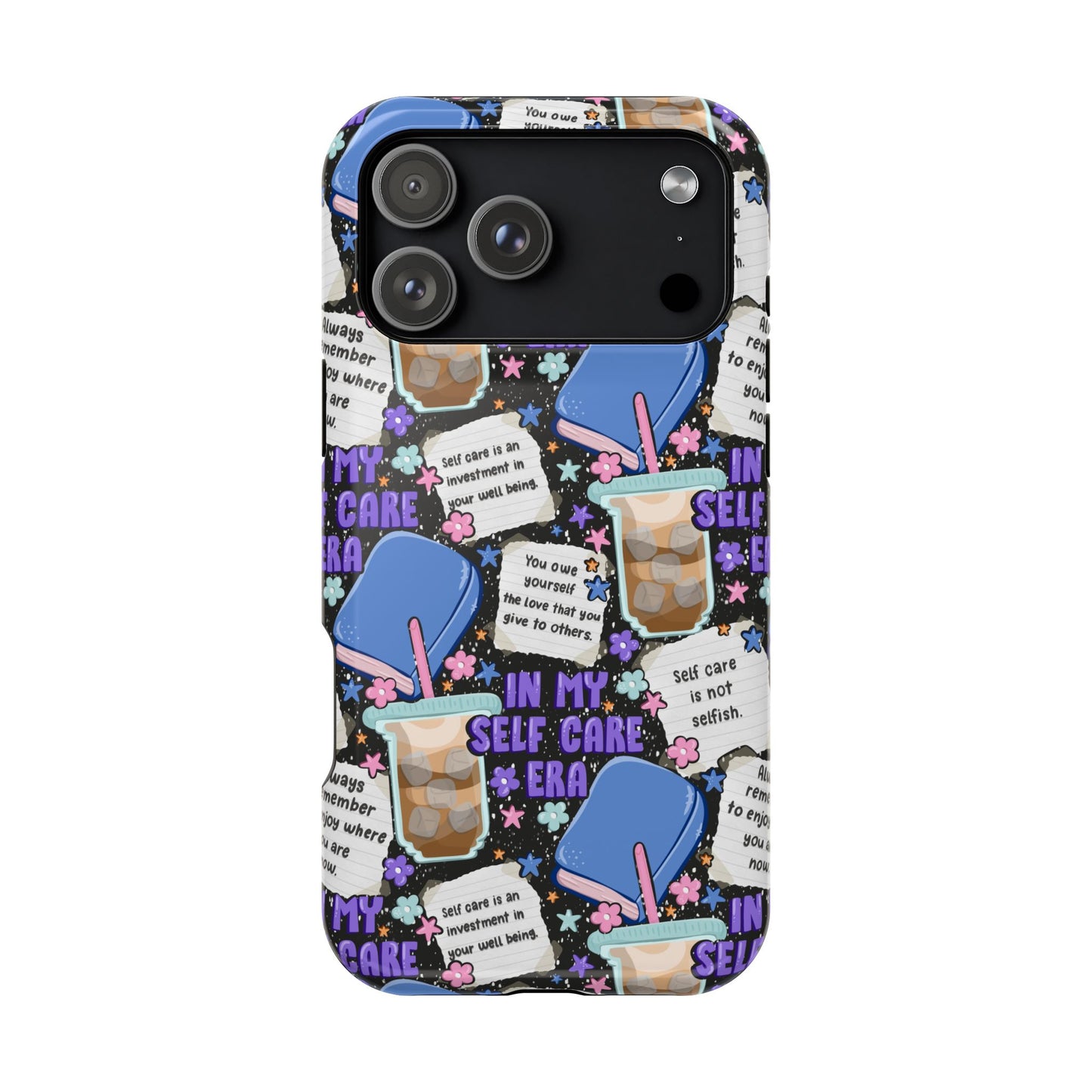 Self Care Era MagSafe Tough Phone Case | Shockproof | iPhone Case | Bookish Phone Case |