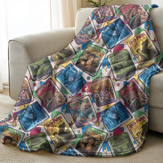 Wizard Books Blanket