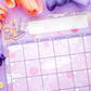 Pastel Academia Monthly Planner Pad