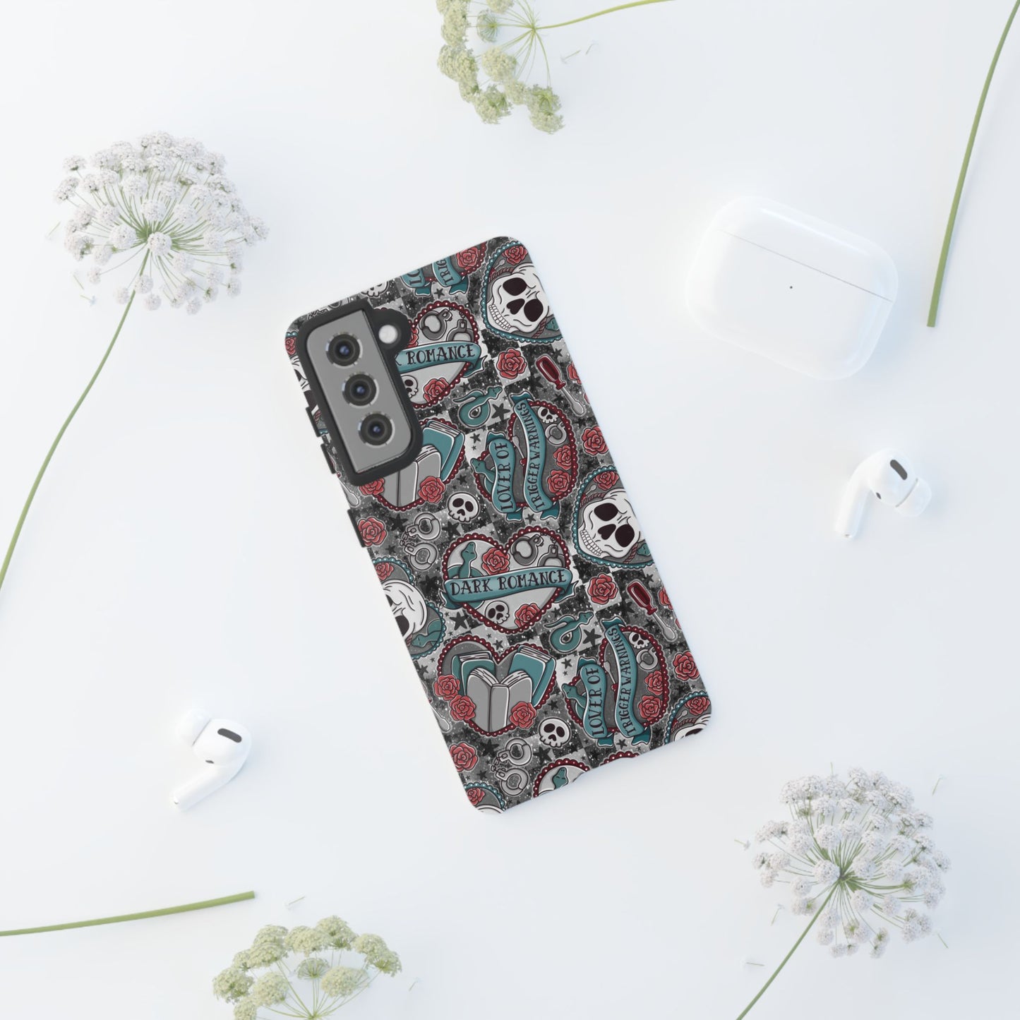 Dark Romance Tough Phone Case | Shockproof | Samsung Case | Google Case | Bookish