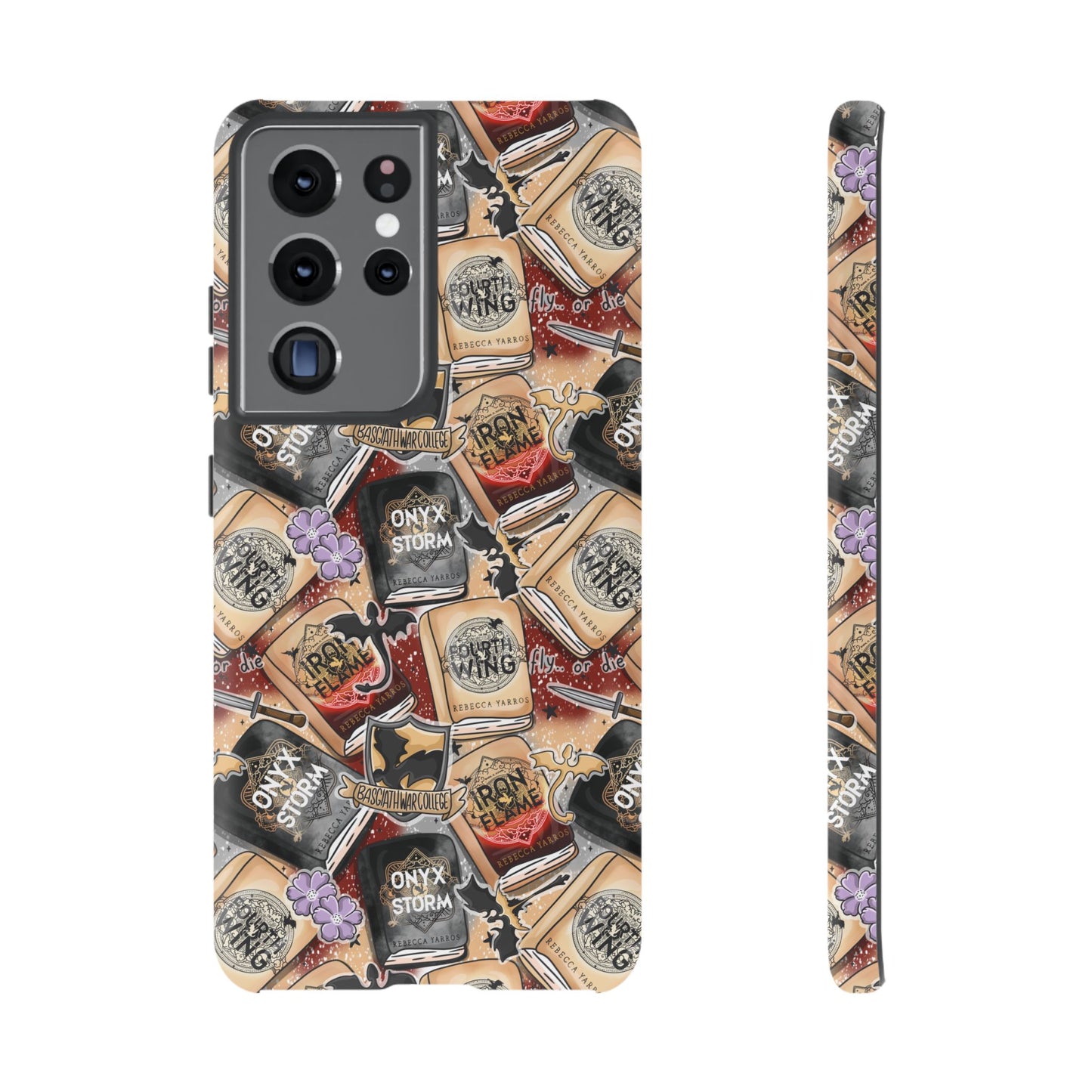 Fourth Wing Tough Phone Case | Shockproof | Samsung Case | Google Case | Bookish