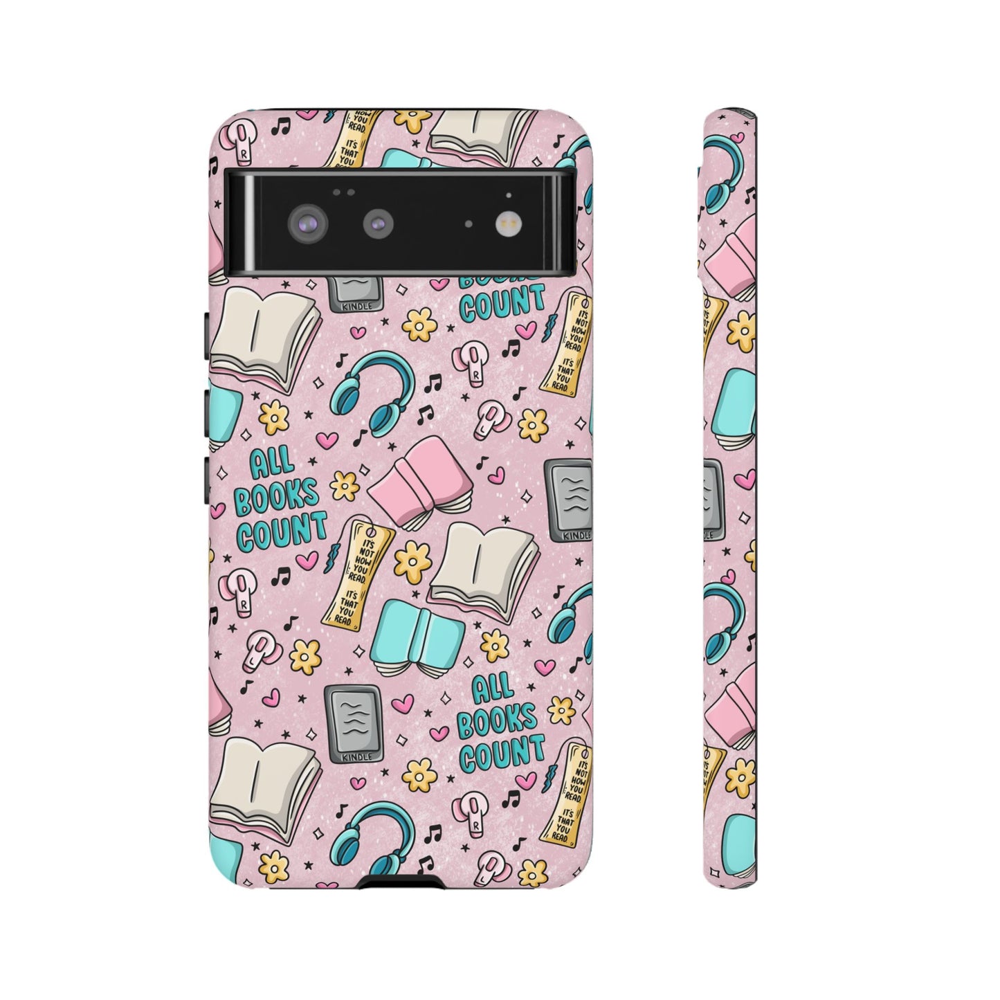 All Books Count Tough Phone Case | Shockproof | Samsung Case | Google Case | Bookish