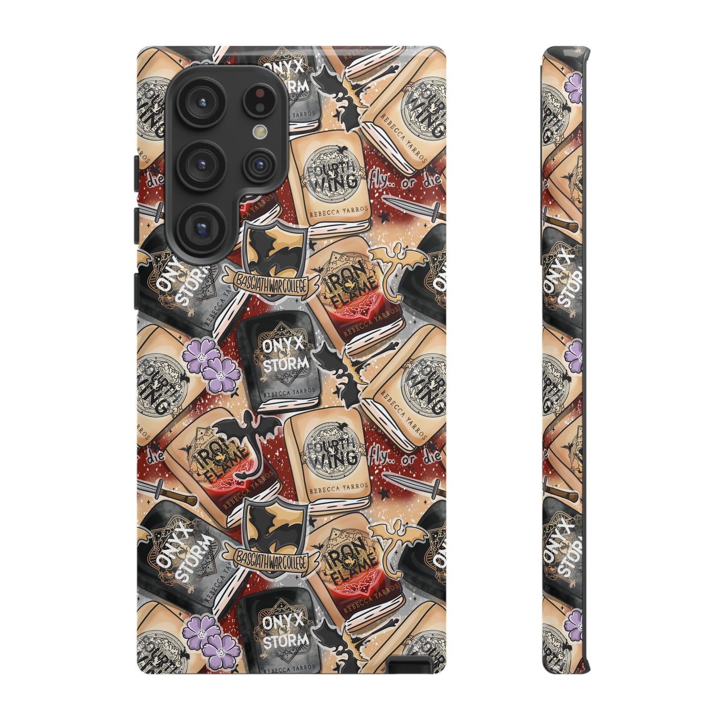 Fourth Wing Tough Phone Case | Shockproof | Samsung Case | Google Case | Bookish