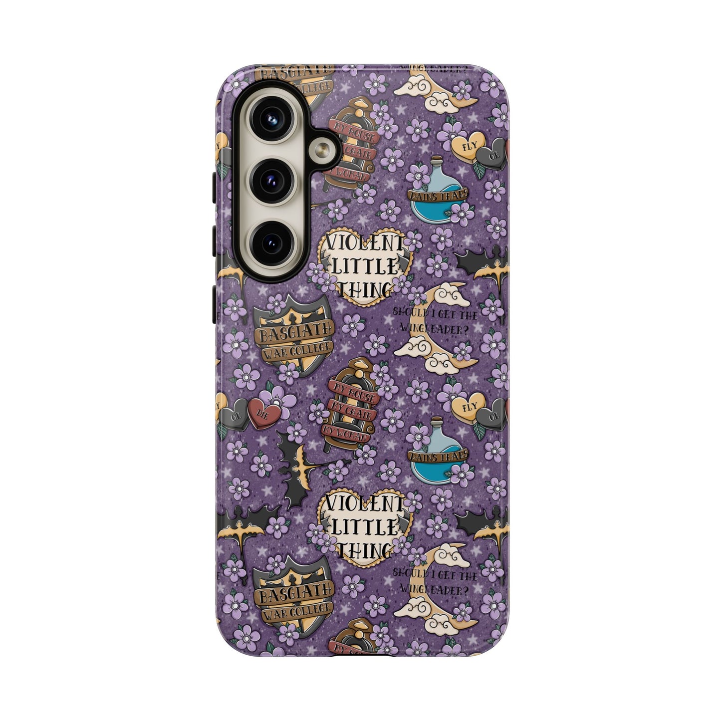 Violent Little Thing Tough Phone Case | Shockproof | Samsung Case | Google Case | Bookish