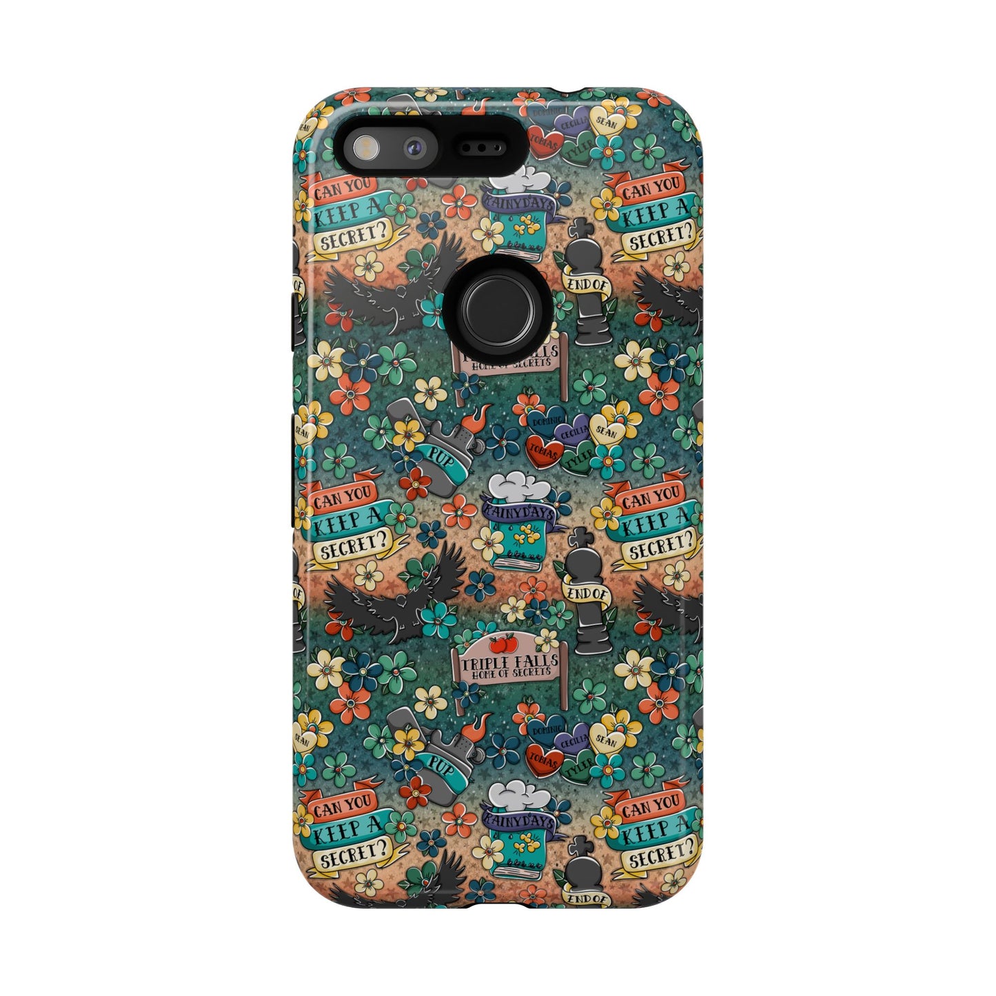 Triple Falls Tough Phone Case | Shockproof | Samsung Case | Google Case | Bookish