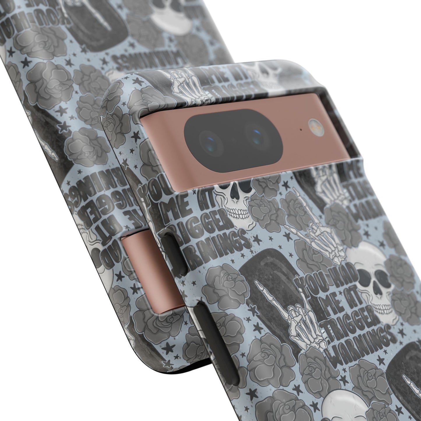 Trigger Warning Tough Phone Case | Shockproof | Samsung Case | Google Case | Bookish