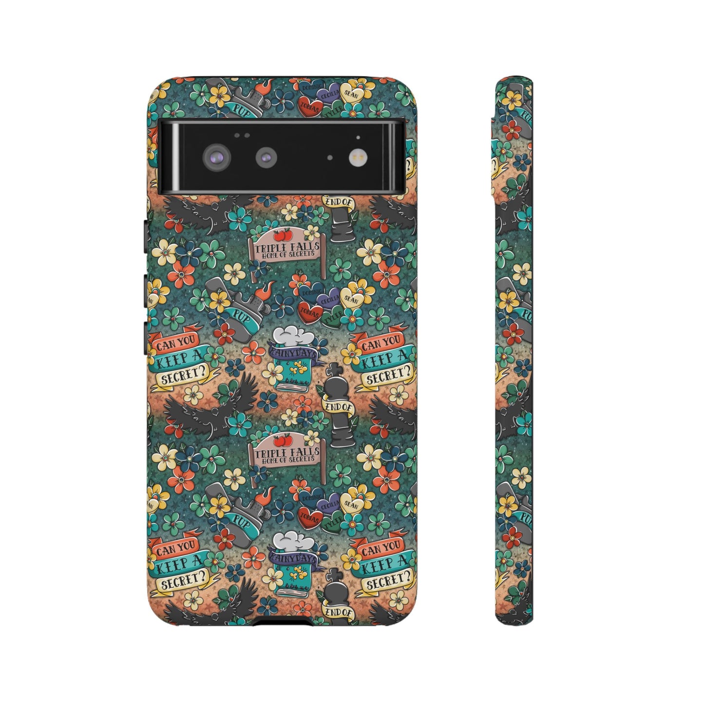 Triple Falls Tough Phone Case | Shockproof | Samsung Case | Google Case | Bookish