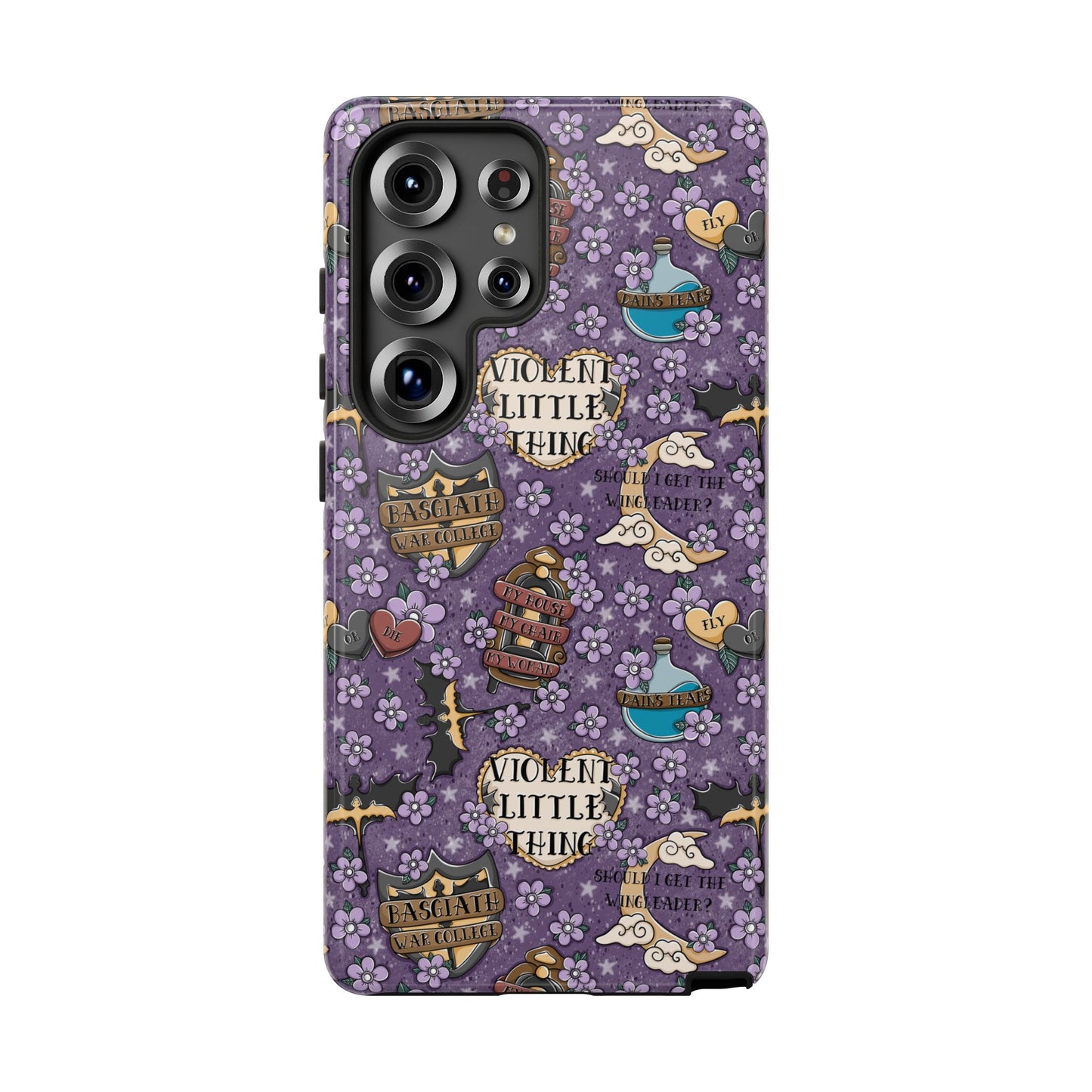 Violent Little Thing Tough Phone Case | Shockproof | Samsung Case | Google Case | Bookish