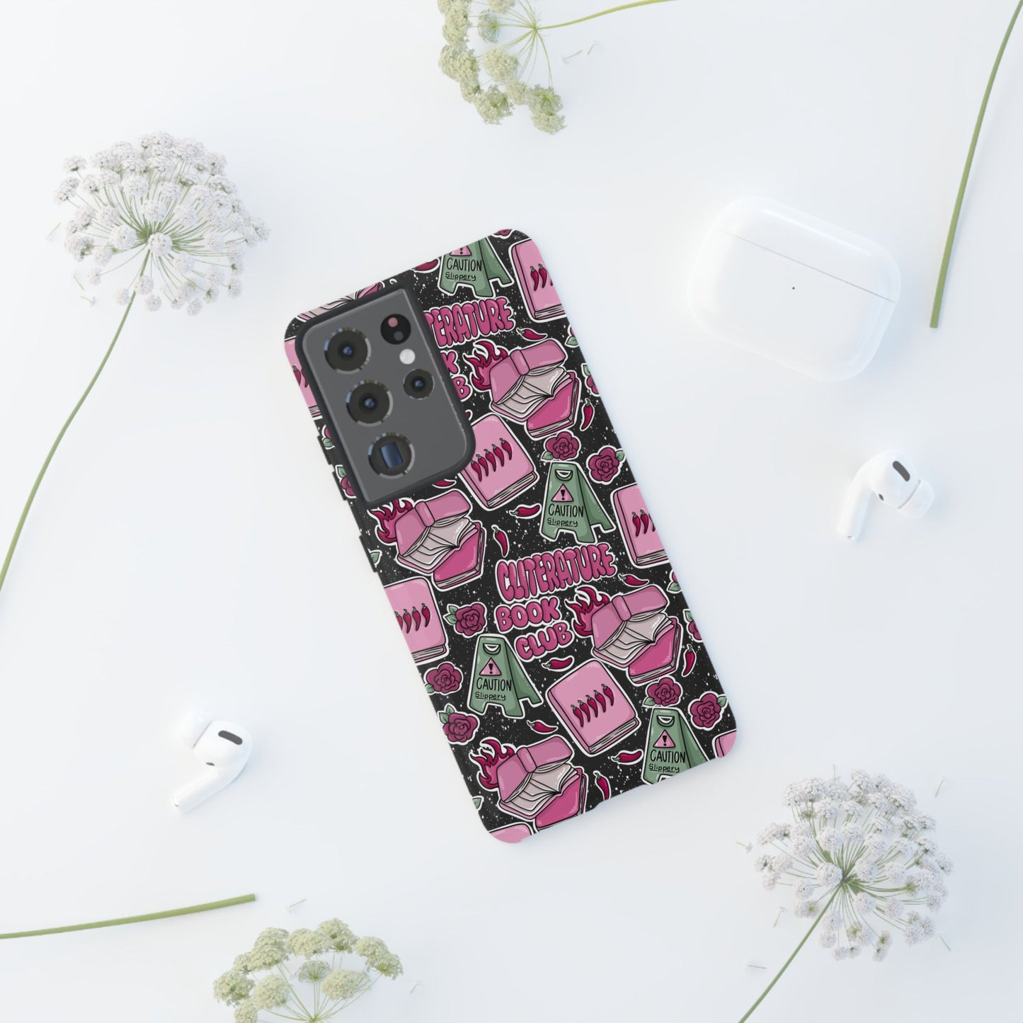 Cliterature Book Club Tough Phone Case | Shockproof | Samsung Case | Google Case | Bookish
