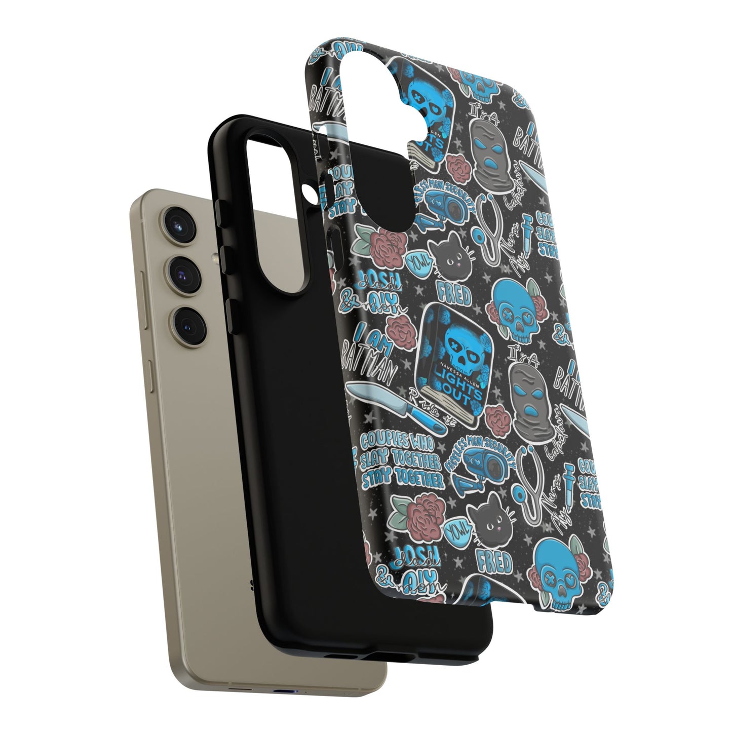 Lights Out Tough Phone Case | Shockproof | Samsung Case | Google Case | Bookish
