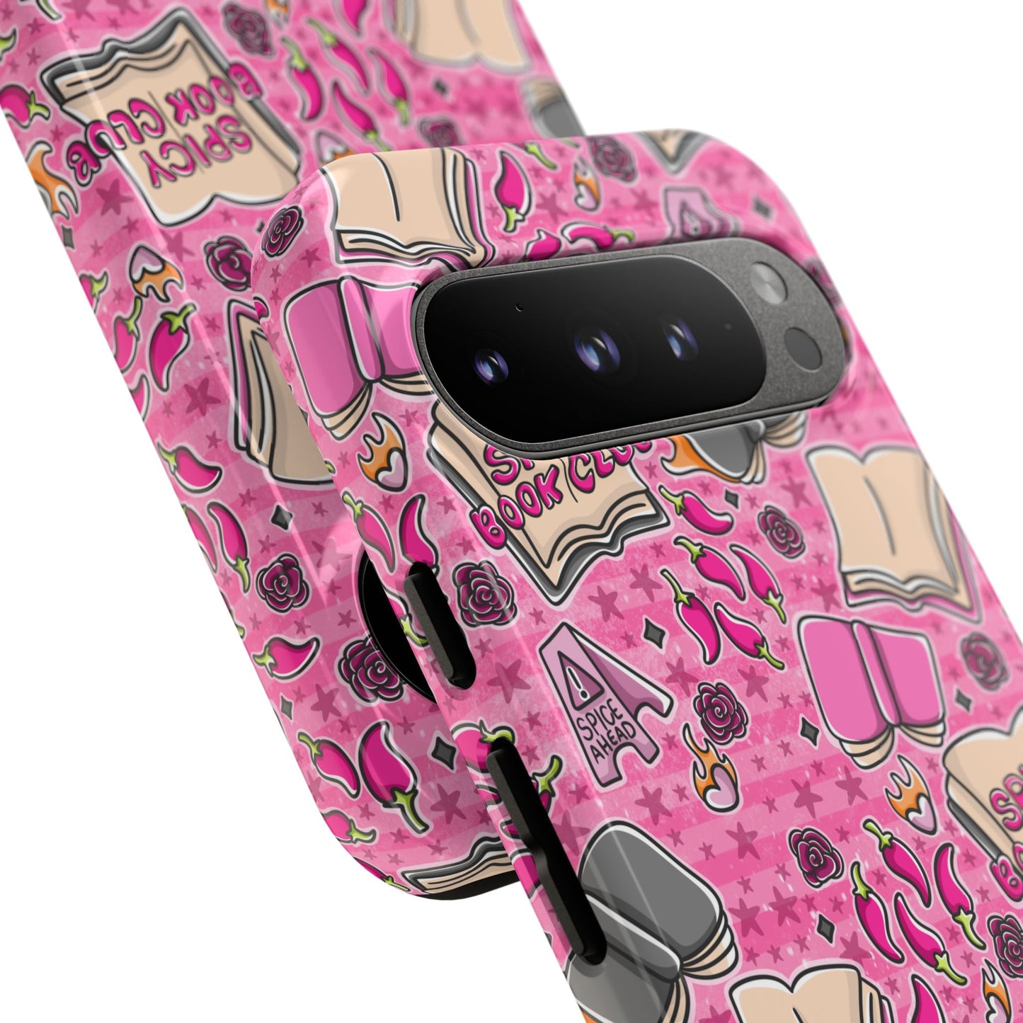 Spicy Book Club Tough Phone Case | Shockproof | Samsung Case | Google Case | Bookish