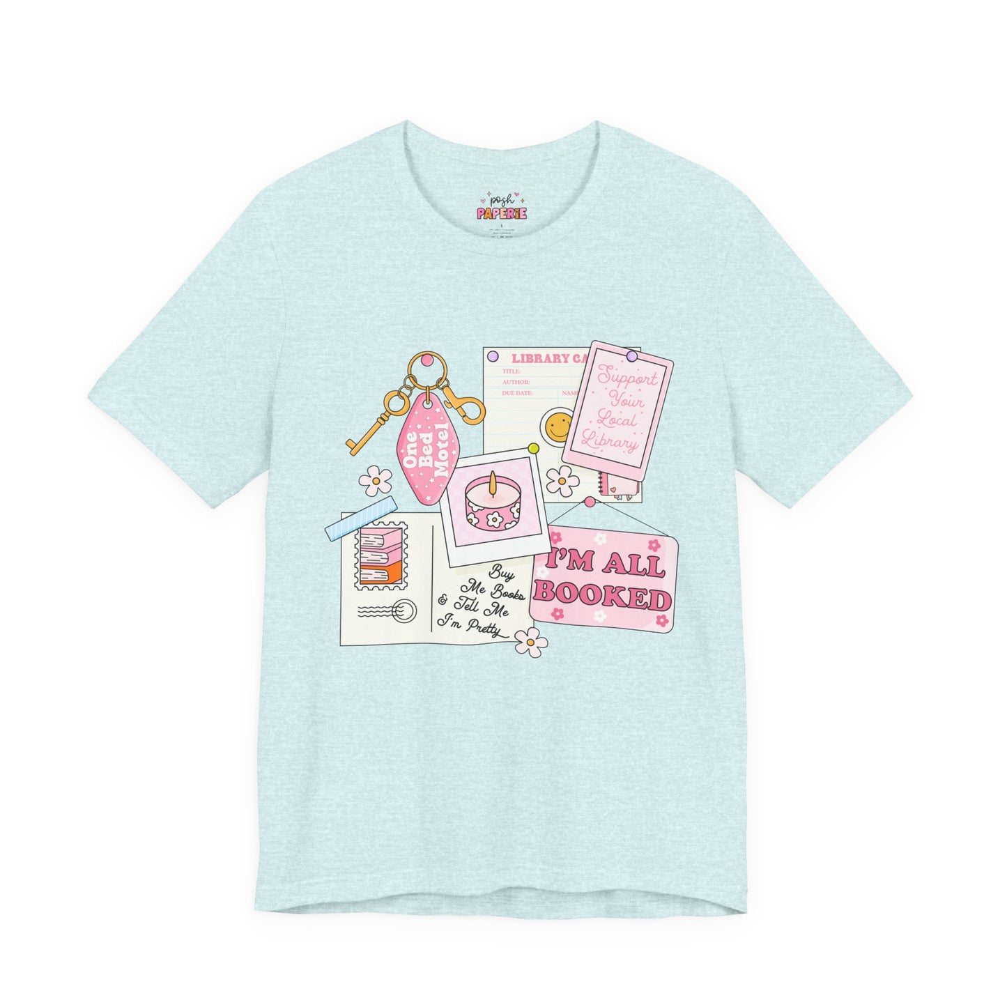I'm All Booked Shirt | Graphic Tee | Bookish Merch |