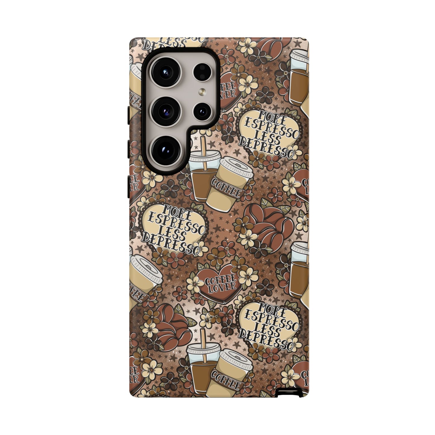 Coffee Lover Tough Phone Case | Shockproof | Samsung Case | Google Case | Iced Coffee