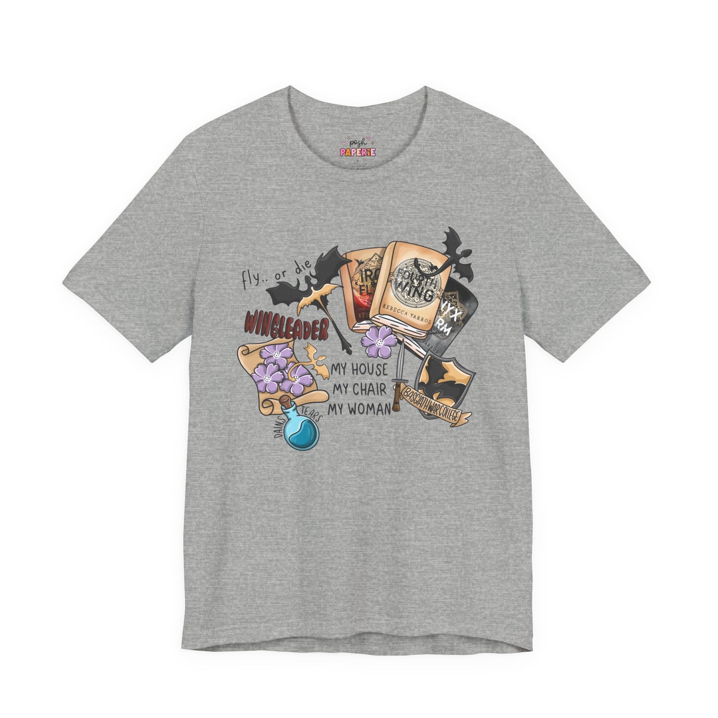 Fourth Wing Shirt | Graphic Tee | Bookish Merch |
