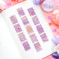 Pastel Academia Stamp Washi Tape