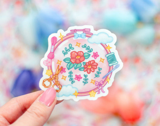 Embroidery Hoop Sticker