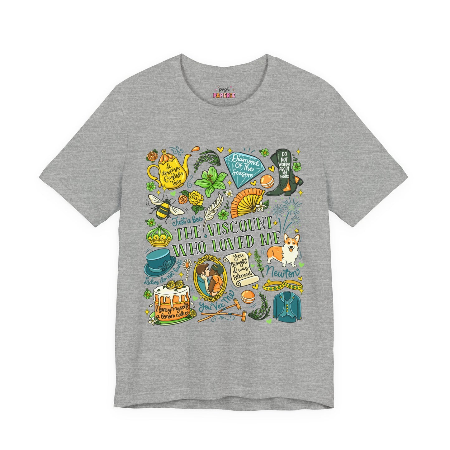 The Viscount Who Loved Me T-Shirt | Graphic Tee | Bookish Merch |