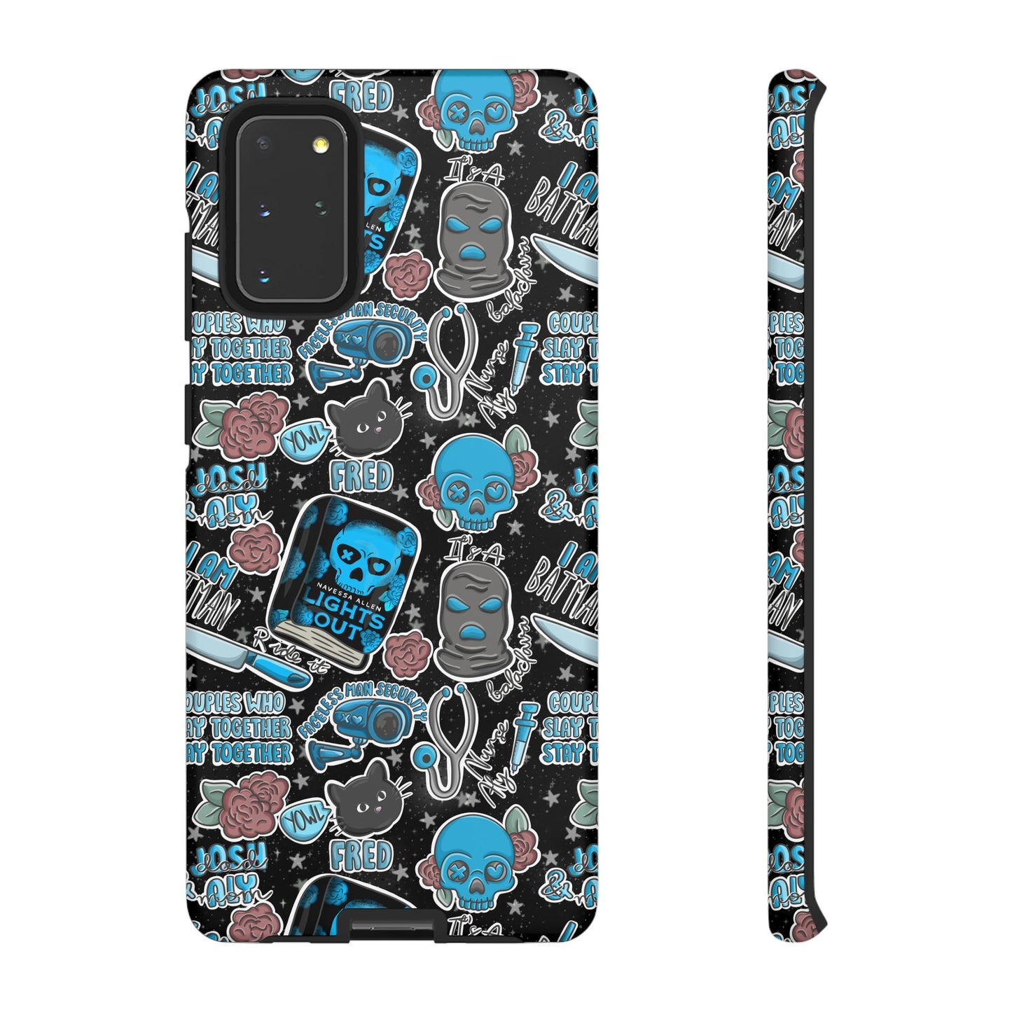 Lights Out Tough Phone Case | Shockproof | Samsung Case | Google Case | Bookish