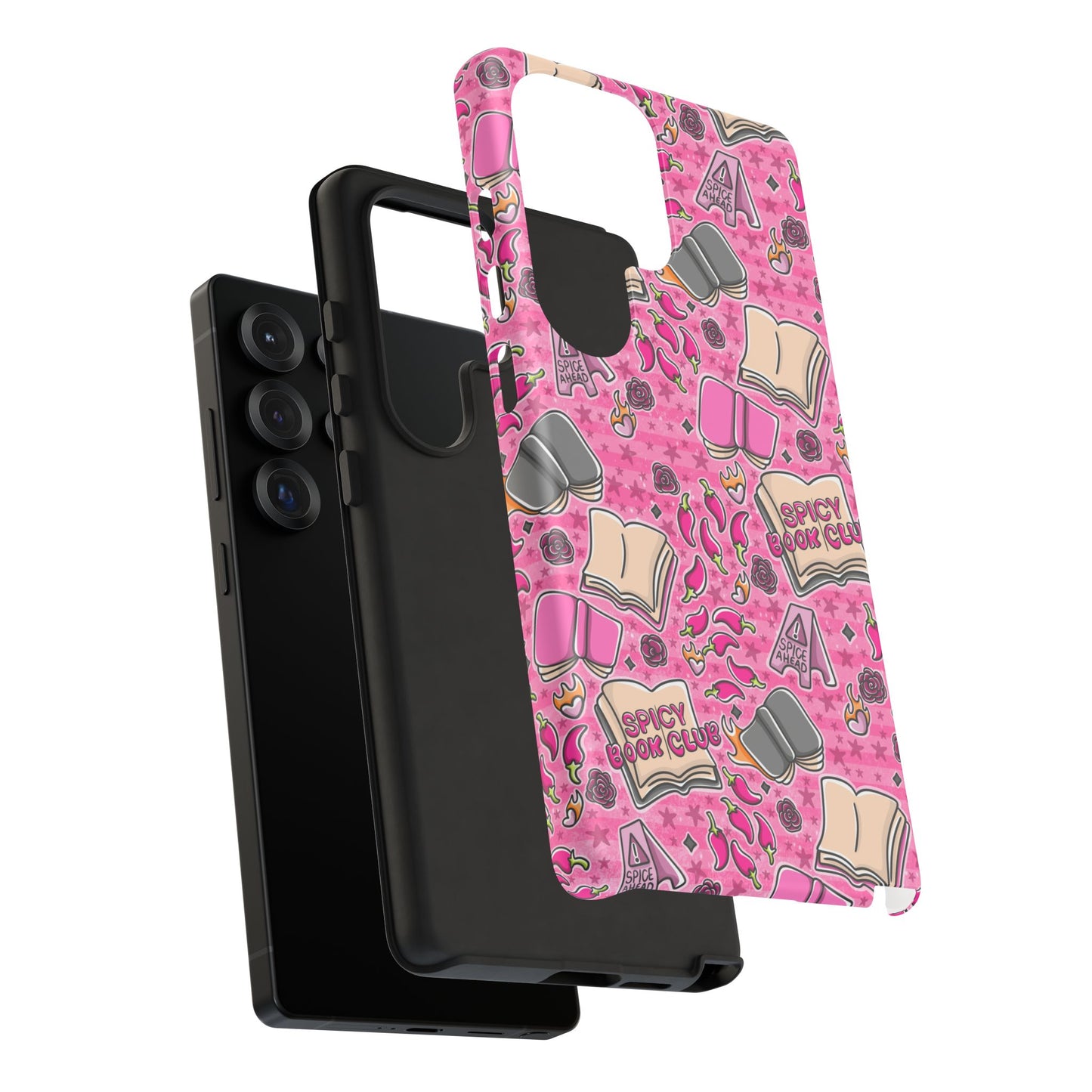 Spicy Book Club Tough Phone Case | Shockproof | Samsung Case | Google Case | Bookish