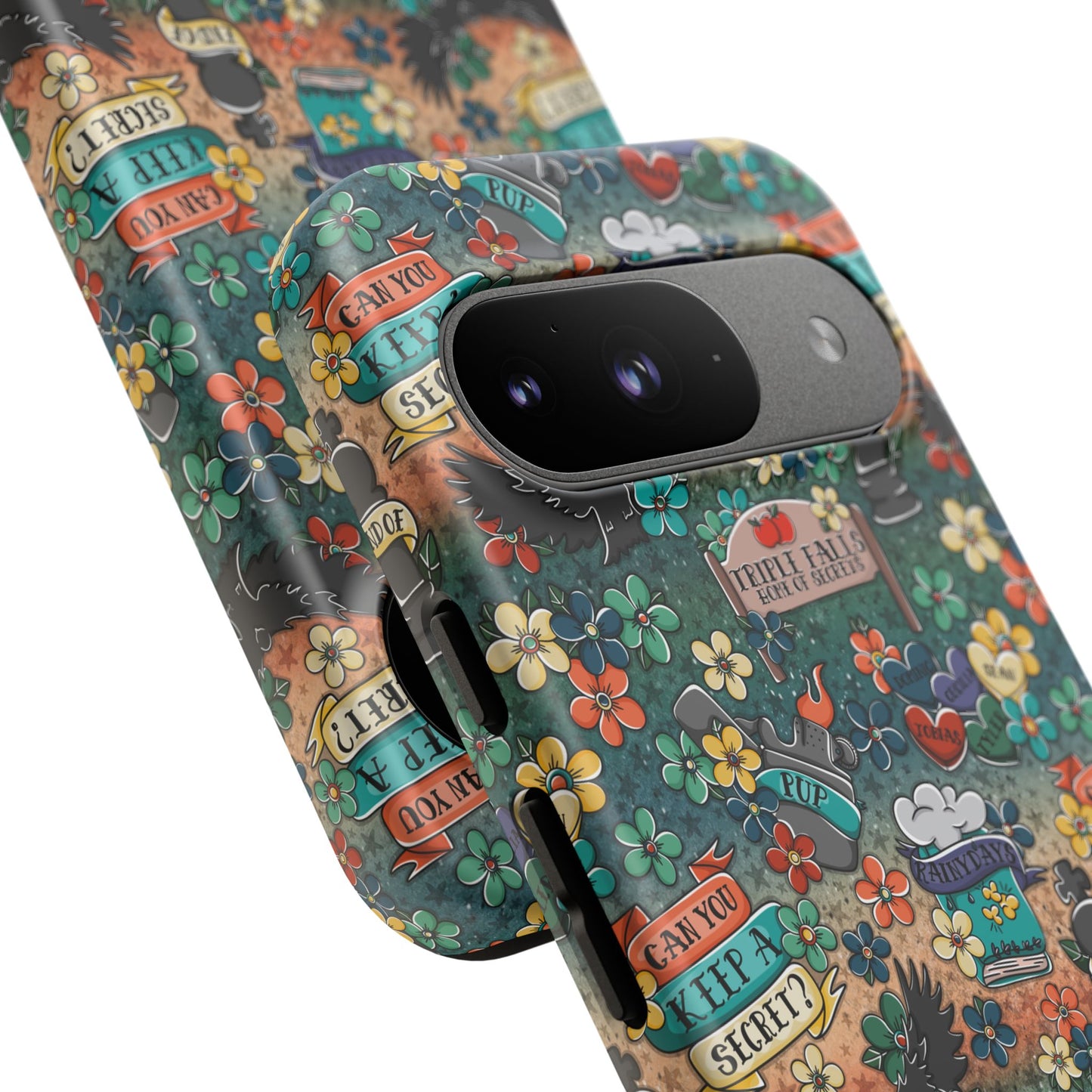 Triple Falls Tough Phone Case | Shockproof | Samsung Case | Google Case | Bookish