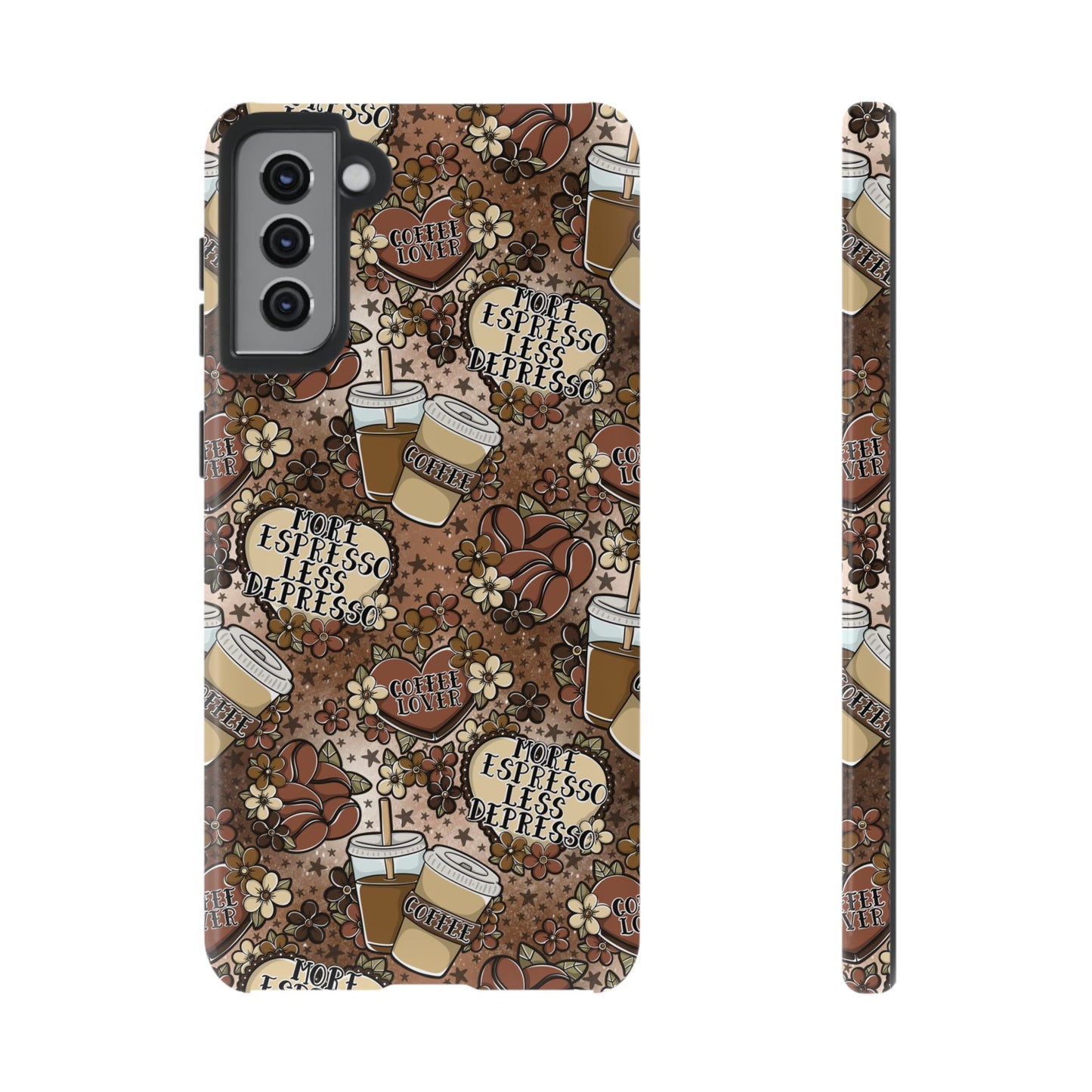 Coffee Lover Tough Phone Case | Shockproof | Samsung Case | Google Case | Iced Coffee