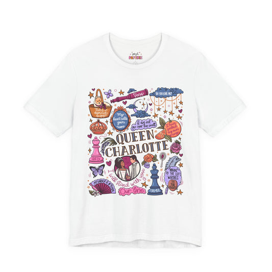 Queen Charlotte T-Shirt | Graphic Tee | Bookish Merch |