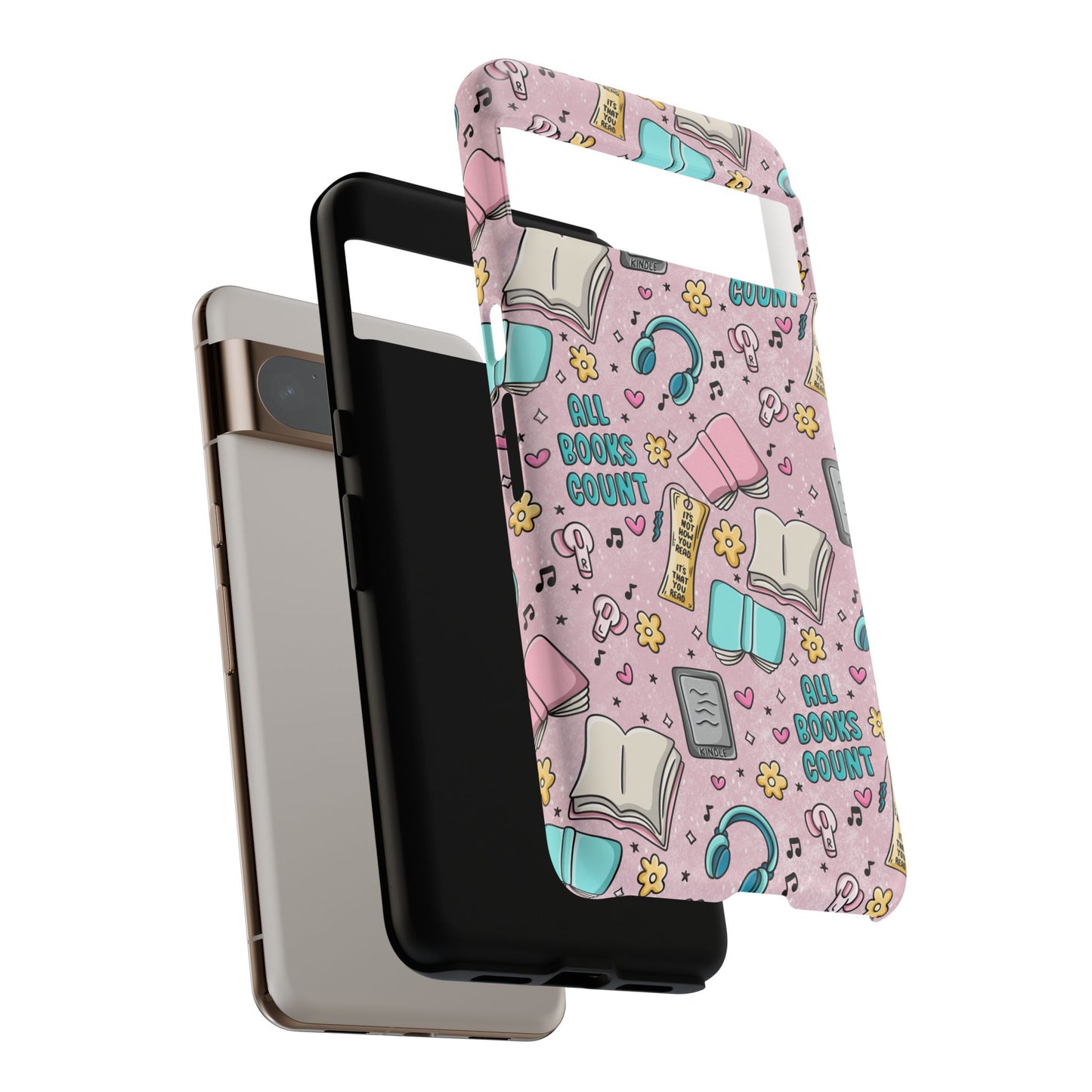 All Books Count Tough Phone Case | Shockproof | Samsung Case | Google Case | Bookish