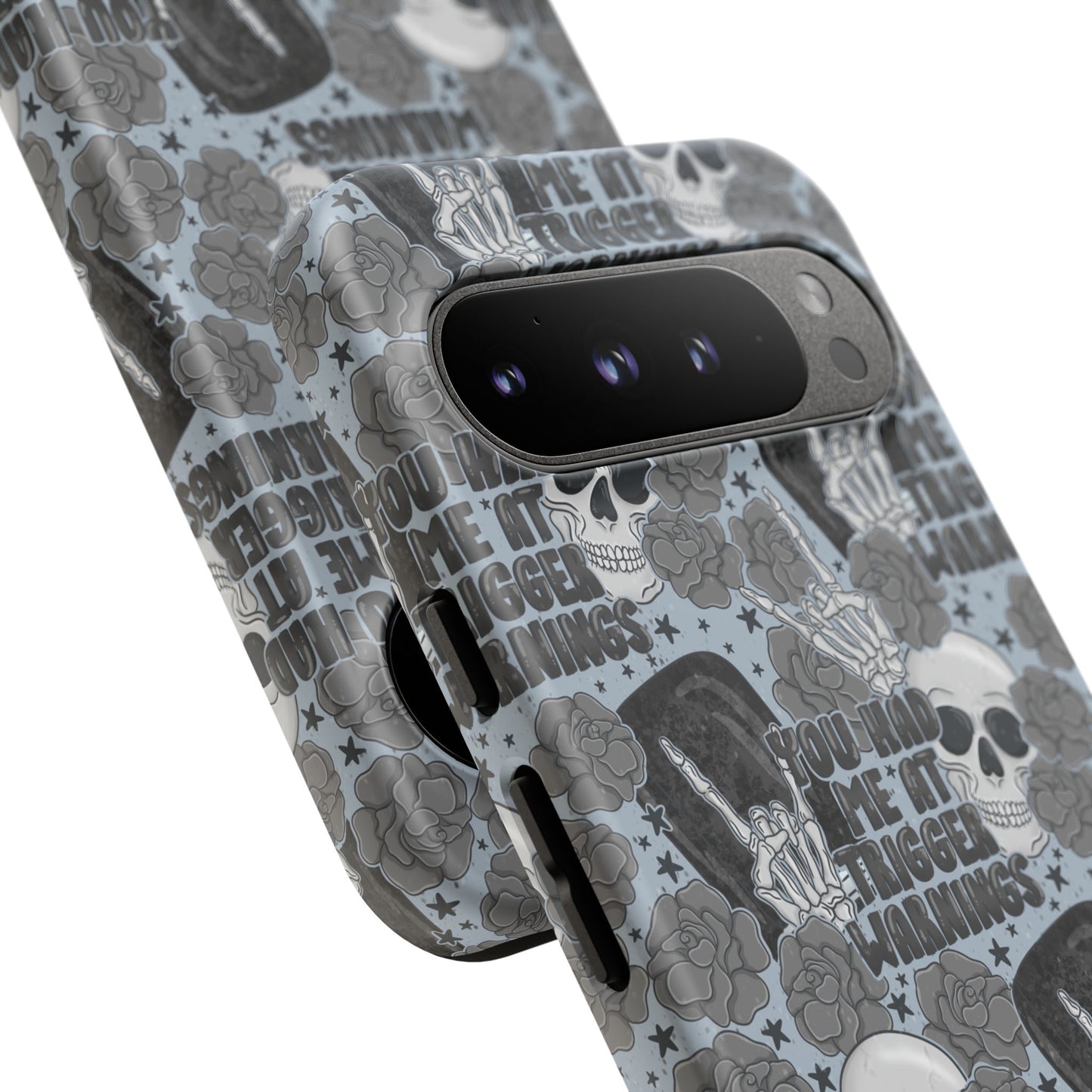 Trigger Warning Tough Phone Case | Shockproof | Samsung Case | Google Case | Bookish