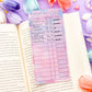 Game Time Reading Log Bookmark