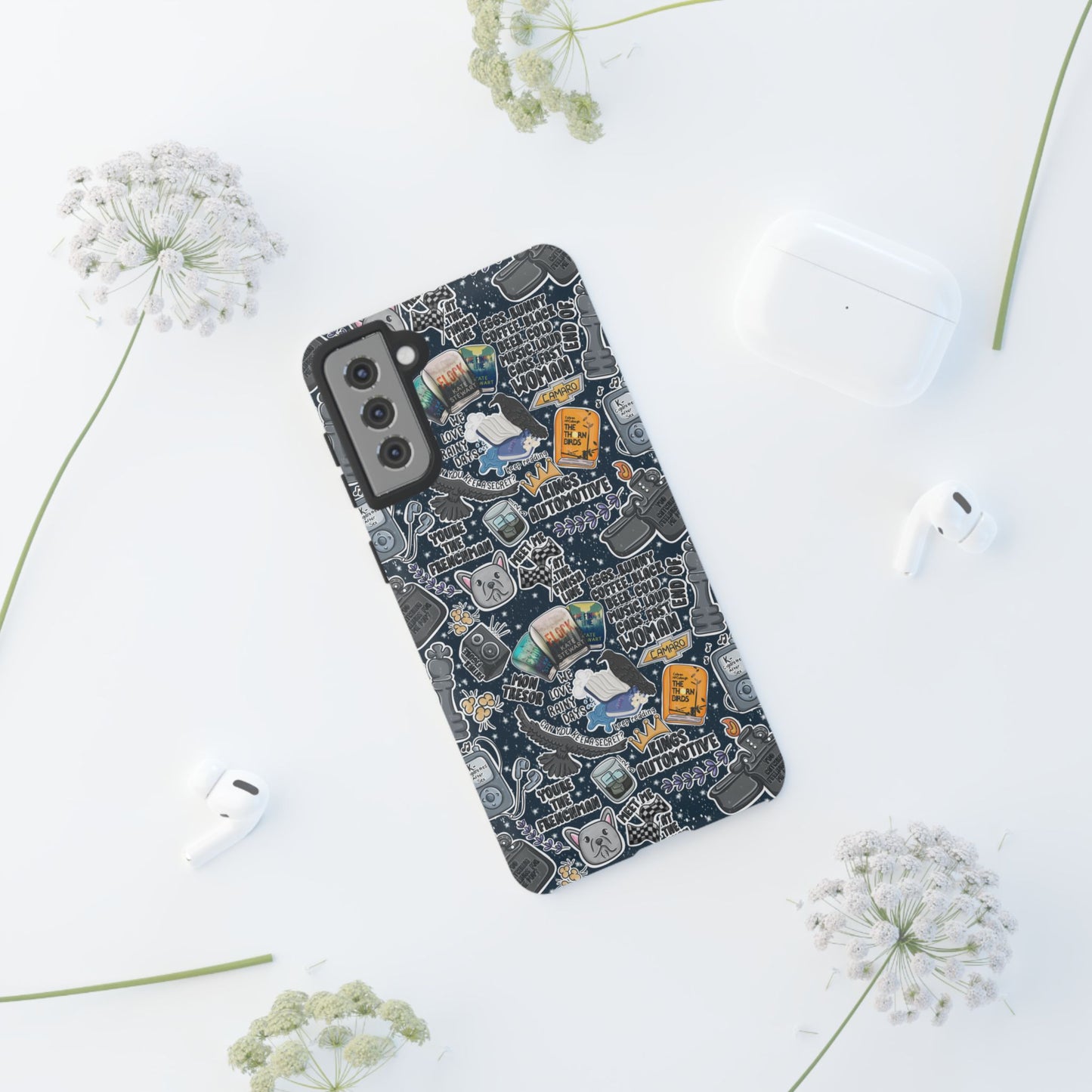 Triple Falls Tough Phone Case | Shockproof | Samsung Case | Google Case | Bookish