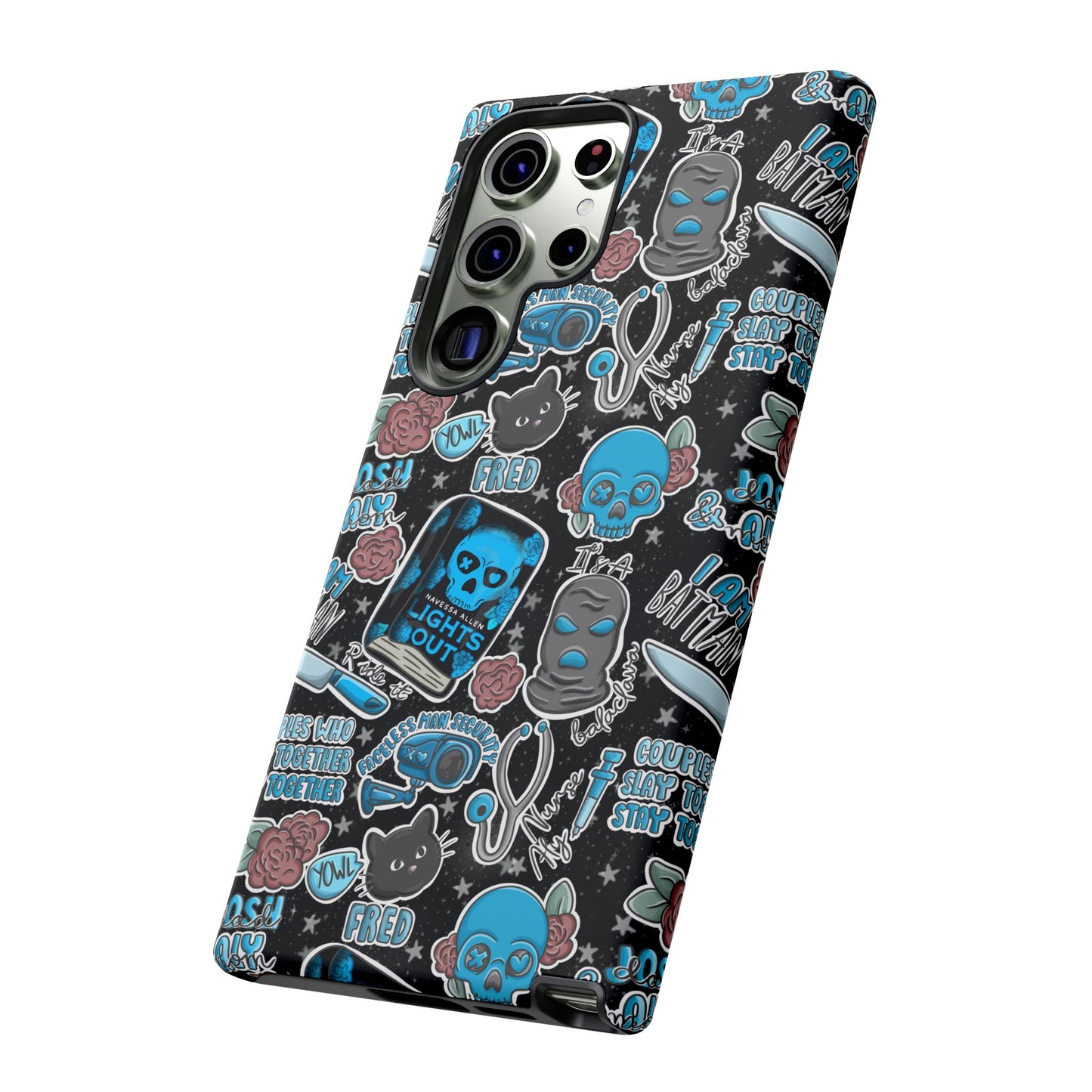 Lights Out Tough Phone Case | Shockproof | Samsung Case | Google Case | Bookish