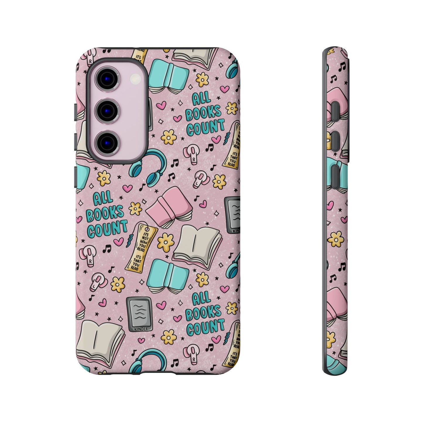 All Books Count Tough Phone Case | Shockproof | Samsung Case | Google Case | Bookish