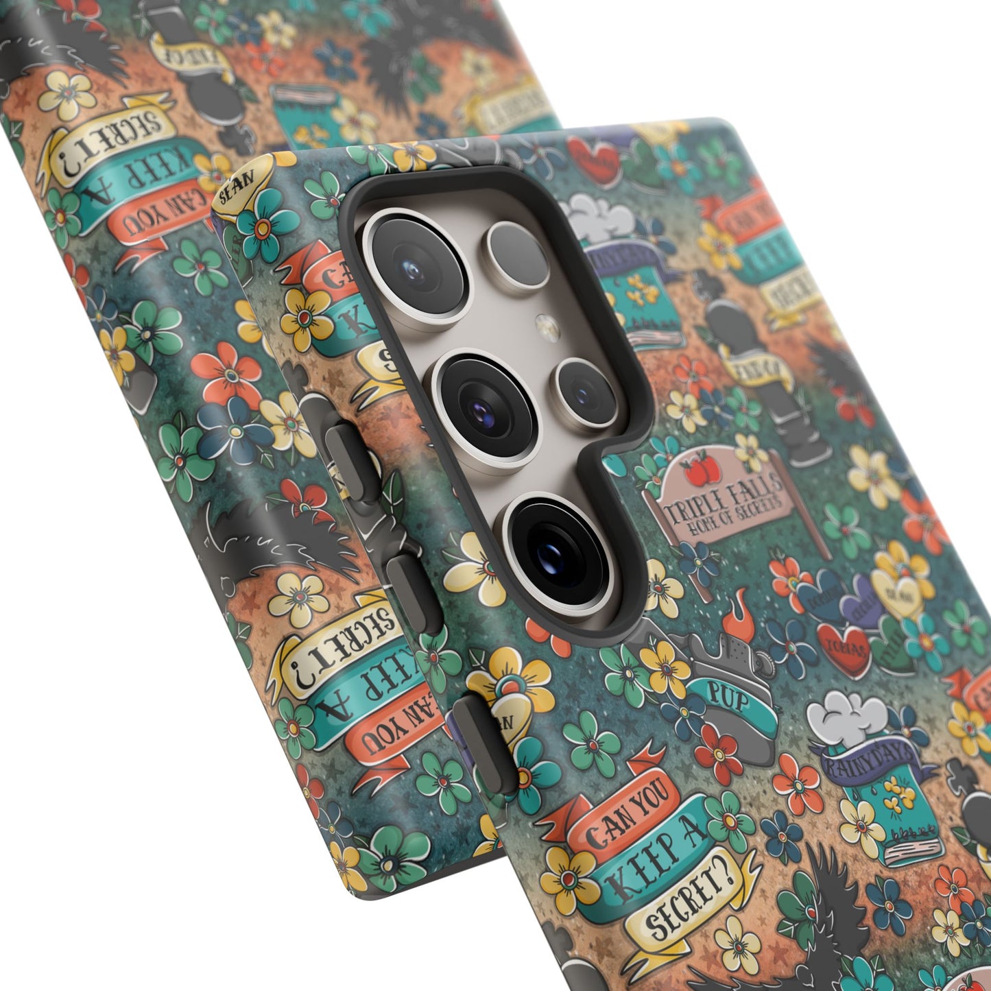 Triple Falls Tough Phone Case | Shockproof | Samsung Case | Google Case | Bookish