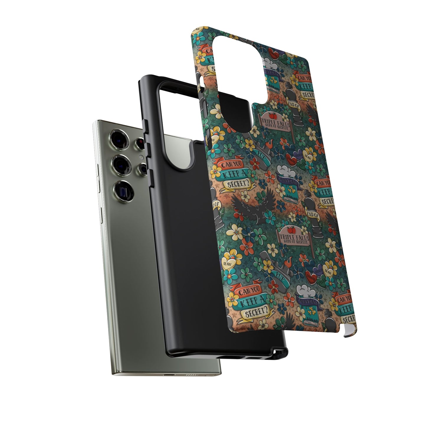 Triple Falls Tough Phone Case | Shockproof | Samsung Case | Google Case | Bookish